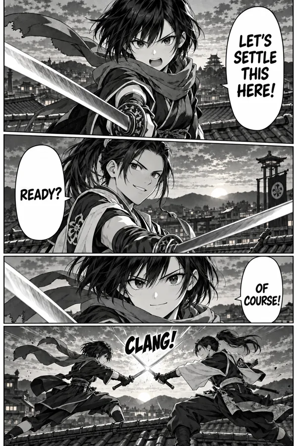 Japanese manga → English — Translated page